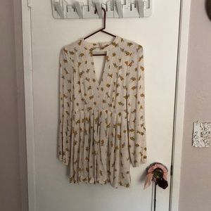 Free People Tegan Choker mini dress